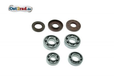 Bearing set with sealing rings JAWA 354/360