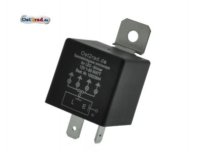 LED Blinkgeber elektronisch, 12V 1-50W, auch für LED für Simson und MZ universal