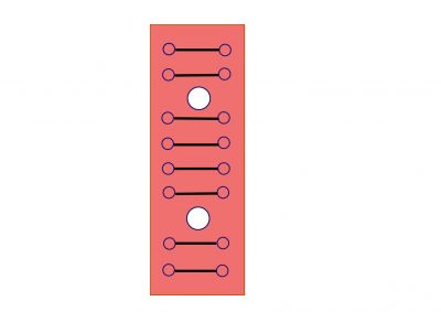 Barette de connexions SIMSON Schwalbe - non traversante