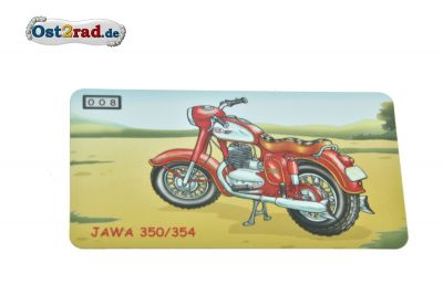 Aimant JAWA 350 Kyvacka 354 fond coloré