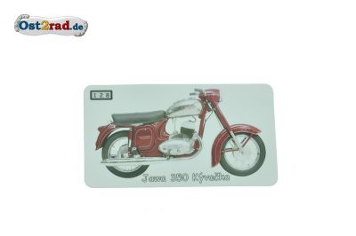 Magnet JAWA 350 Kyvacka 354 weißer Hintergrund