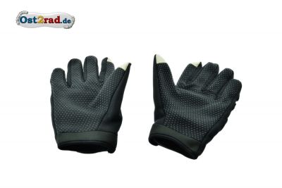 Sommer Handschuhe Moped Motorrad mit Protektoren, Handyspitzen