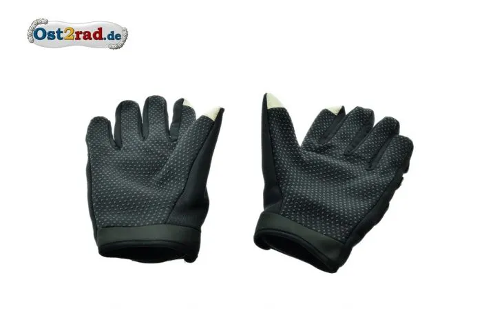 Sommer Handschuhe Moped Motorrad mit Protektoren, Handyspitzen