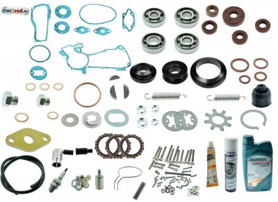 Motor Regeneration komplett SET für Simson SR1, SR2, KR50, Spatz SR4-1