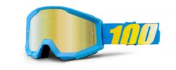 MX Brille Crossbrille extra blau verspiegelt