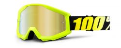 MX Brille Crossbrille neon gelb verspiegelt