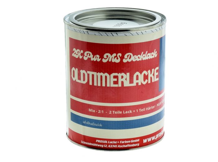 Oldtimerlack ES250 2K PUR-MS-Decklack Metallik-Grün Originalfarbton - Mix