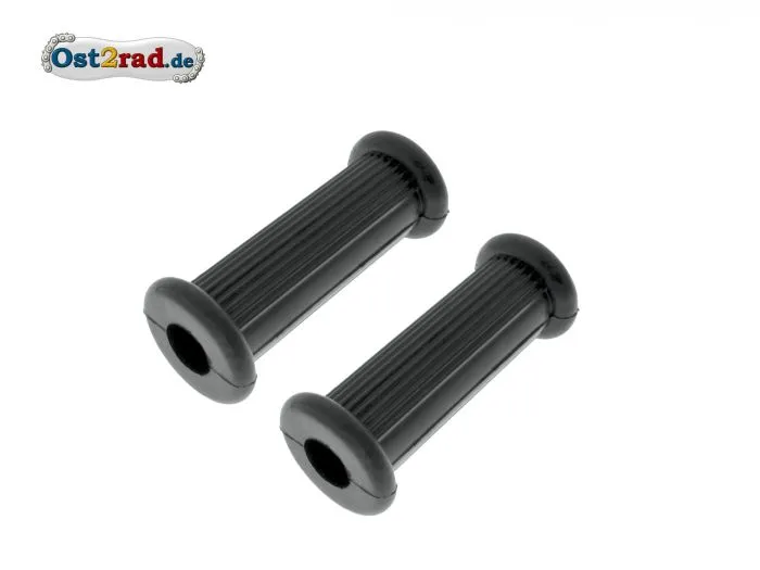 PAAR 22mm Fußrastengummi längsgerippt für MZ TS250, Simson S50 S51, alte Form