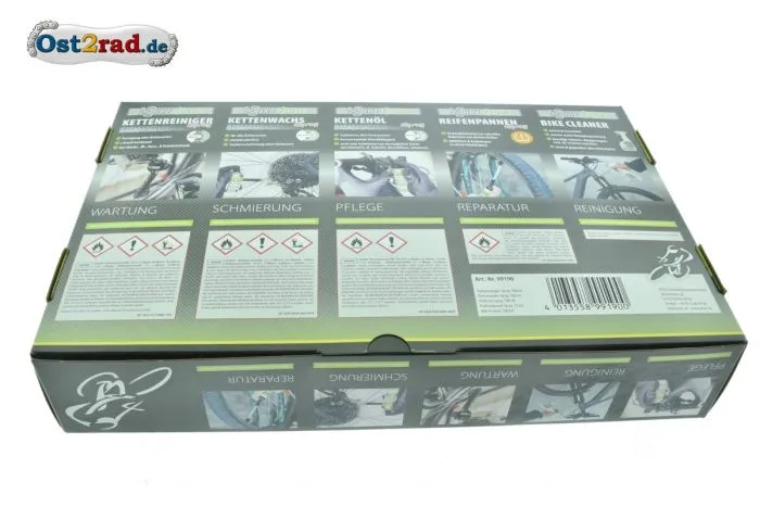 Petec Bike Line Pflegeset mit Schlauchschal