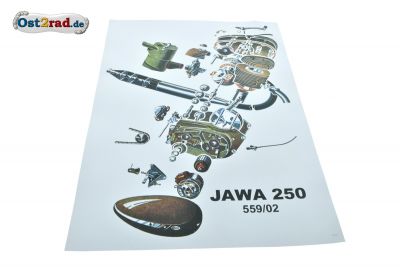 Poster Motor JAWA 250 559