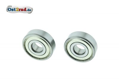 One pair wheel bearing MZ 6302 ZZ