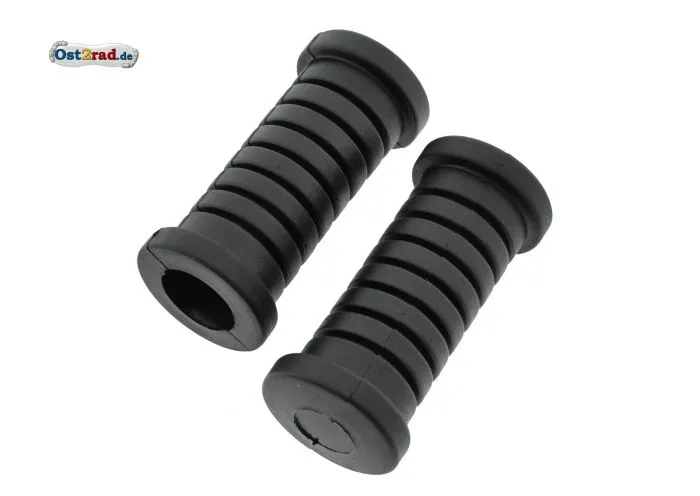 Fußrastengummi SET schwarz S50 S51 S53 neue Optik, kurz, dt. Produktion