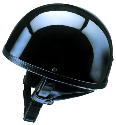 Helm Oldtimer Halbschale schwarz