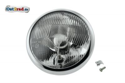 Reflektor Halogen H4 für AWO 12V mit E-Prüfzeichen, Komplett - Set