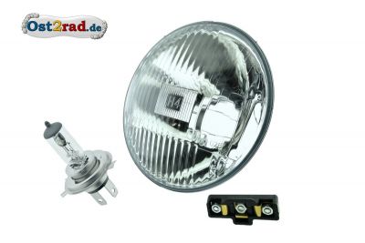 Reflektor Halogen H4 passend für KR51 mit Prüfzeichen und 12V Leuchtmittel