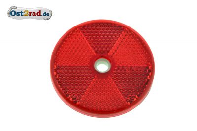 Catadioptre universel rond cyclomoteur moto, HELLA, trou de vis