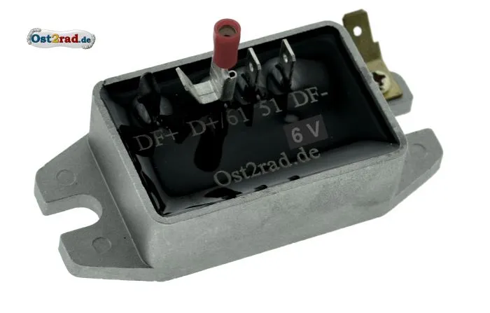Laderegler Regler 6V Ural Dnepr elektronisch mit Rückstromdiode
