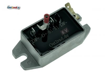 Laderegler 6V mit Rückstromdiode für MZ ES ETS TS 125 150 250