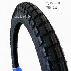 Tyre 2,75-18 VeeRubber, Cross, 48P or VRM021
