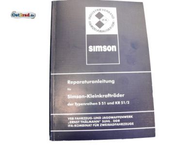 Reparaturanleitung SIMSON S51 Schwalbe KR51/2