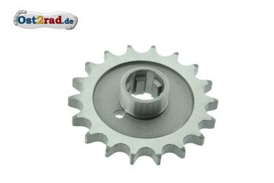Ritzel kleines Kettenrad ETZ 250 251 TS 250/1, geschliffen - 19 Zähne