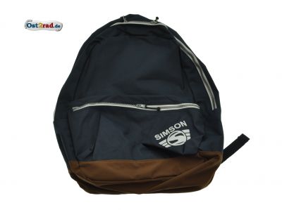 Rucksack blau Aufdruck SIMSON Logo