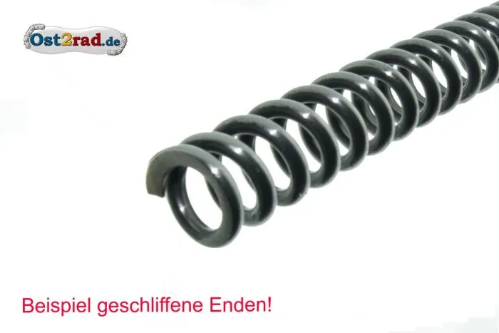 PAAR Druckfeder Telegabel 32mm für MZ TS 125 150 250, Enden geschliffen
