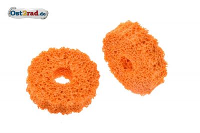 Satz Lenkerschutzring aus Moosgummi  Universal orange