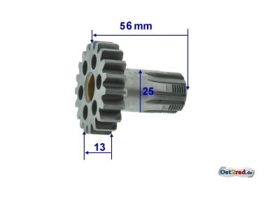 Schaftrad Getriebe JAWA Kyvacka Panelka Perak 250 350