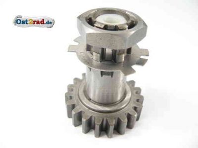 Wheel shaft for gear JAWA638, 639, 640