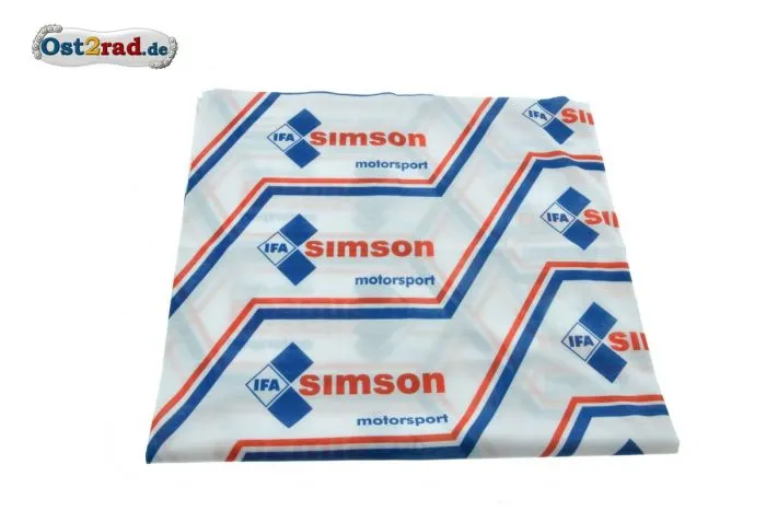 Schlauchtuch Multifunktionstuch IFA Simson Motorsport blau-rot-weiß