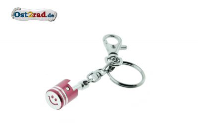 Key Ring piston red