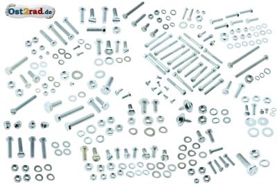 Schraubensatz Fahrgestell komplett ETZ 125 150