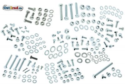 Schraubensatz Fahrgestell komplett JAWA 355 356