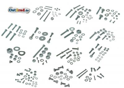 Schraubensatz Fahrgestell passend für TS250/1 komplett