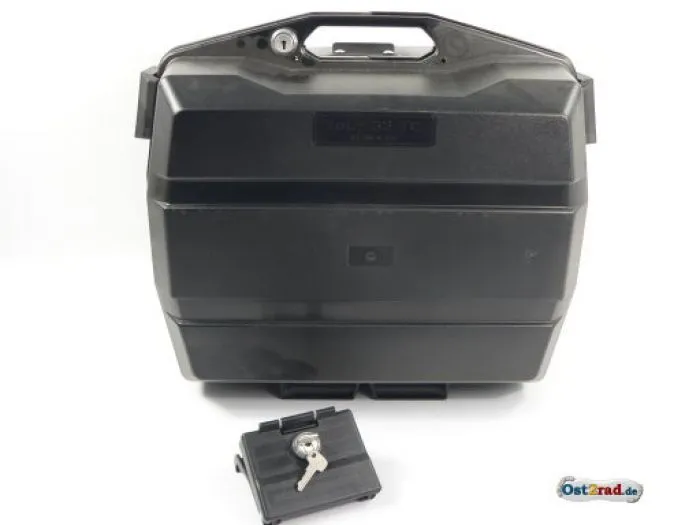 Seitenkoffer für Motorrad 32 Liter schwarz