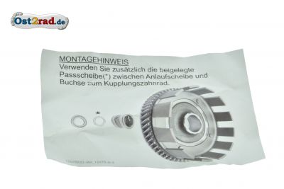 SET Kupplungskorb und Antriebsritzel Simso S50 Vogelserie