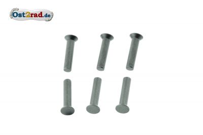 Set countersunk rivet 4x18 for clutch spocket MZ ES, TS, ETZ 125, 150