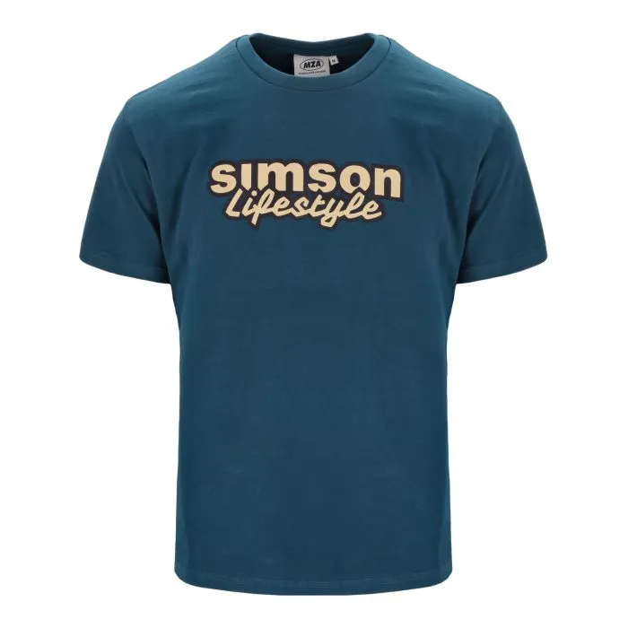 T-Shirt SIMSON Lifestyle petrol blau