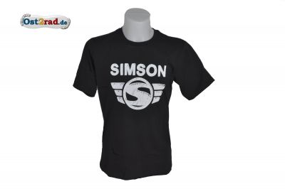 T-shirt noir logo SIMSON