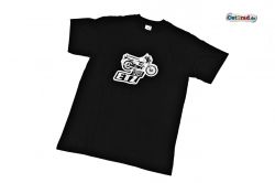 T-shirt noir motif ETZ 125