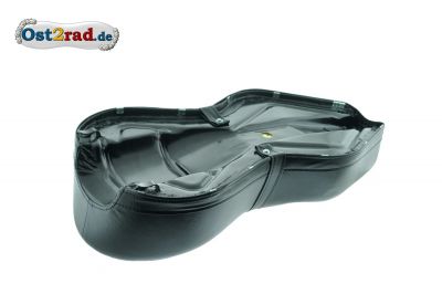 Sitzbank schwarz Jawa CZ 125 - 350 Kyvacka in Form einer 8