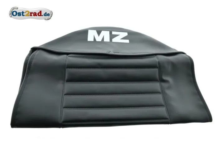 Sitzbezug, Bezug für Sitzbank passend für MZ, TS150, TS125 - mit Schriftzug