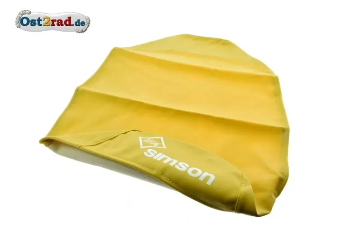 Sitzbezug Simson S50 S51 gelb glatt