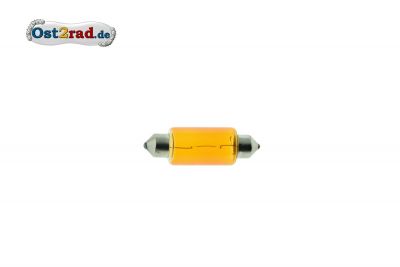 Ampoule navette 6V 18W orange