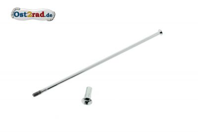 Speiche + Nippel verchromt M4 150mm JAWA 553 554 - 1 Stück