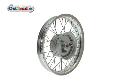 Roue arrière complète MZ ETZ 251 301 Aluminium - Acier inox