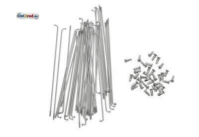 Speichensatz M3,5-156,5mm Edelstahlspeichen für 17 Zoll S53OR, S83OR Hinterrad