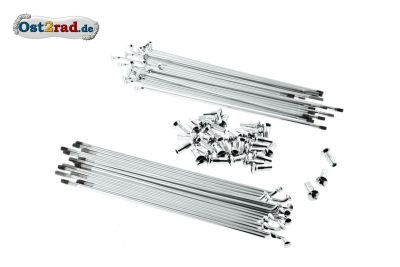 Jeu de 36 rayons 182mm JAWA 639 640