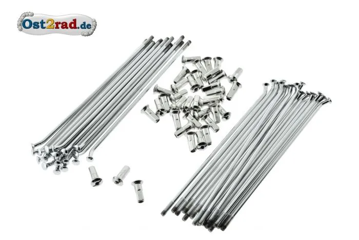 Speichensatz verchromt M4 159mm JAWA Sport 590 361